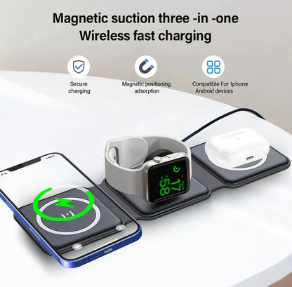 3 in 1 Magnetic Wireless Charger